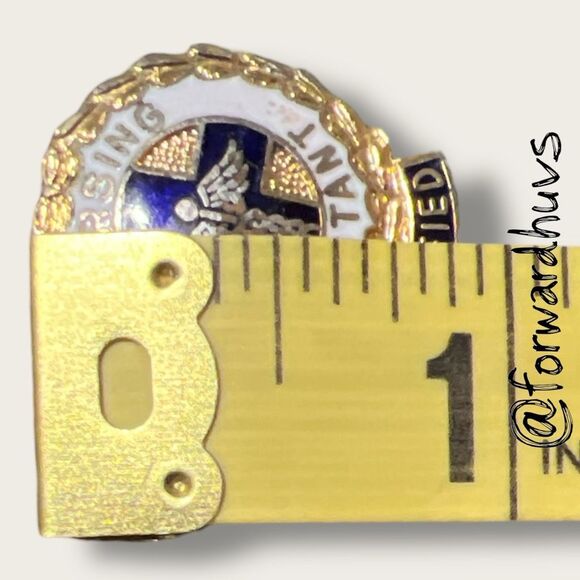 Vintage Certified Nursing Assistant Pin – CNA – Caduceus Cross - Picture 5 of 8